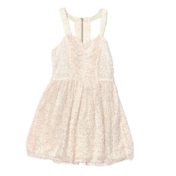 RIVER island light pink eyelash t-Back dress - Picture 1 of 5